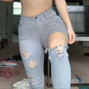 High waisted fashion nova jeans